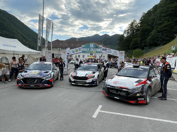 Wagnerju sta bila najbližje posadki Turk-Kacin (hyundai i20 rally2) in Grossi-Berlot (hyundai i20 R5). | Foto: Gregor Pavšič