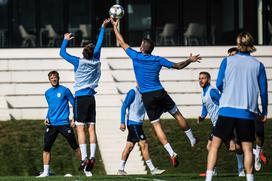 Slovenska nogometna reprezentanca Trening Brdo