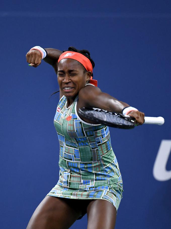 Coco Gauff je nase opozorila na letošnjem Wimbledonu, ko se je prebila do osmine finala. | Foto: Gulliver/Getty Images