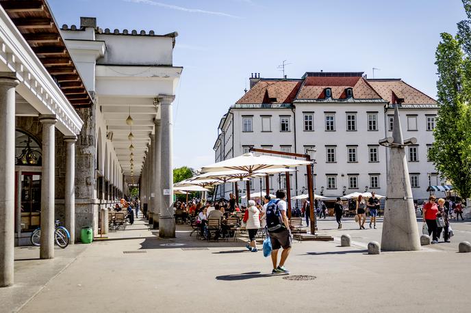 Ljubljana in gore | Številni Hrvati v Slovenijo pridejo na izlet in po nakupih.  | Foto Ana Kovač