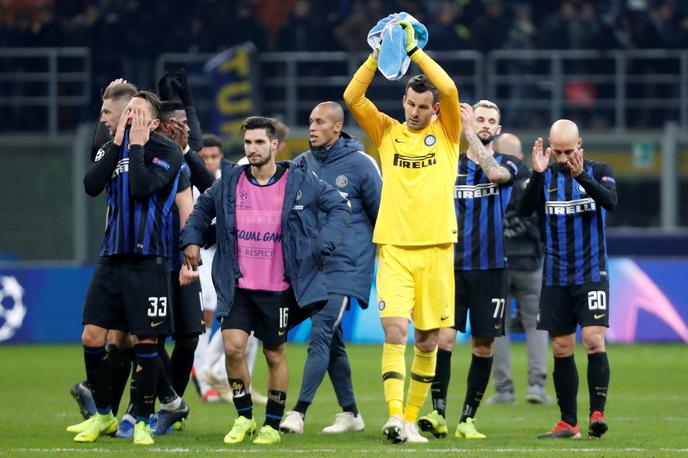 Inter PSV | Samir Handanović bo po remiju (1:1) proti PSV z Interjem nadaljeval evropsko sezono v ligi Europa. | Foto Reuters