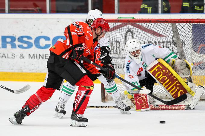 Jeff Frazee je prejel kar nekaj zadetkov. | Foto: Matic Klanšek Velej/Sportida