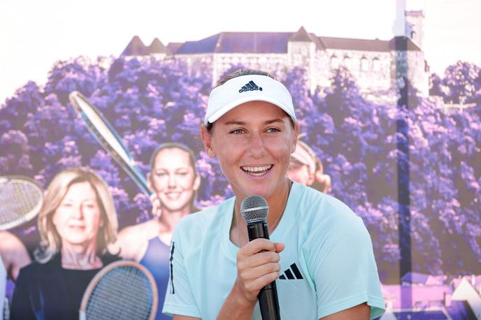 Kaja Juvan | Kaja Juvan je uspešno začela nastope na turnirju WTA v Seulu. | Foto www.alesfevzer.com