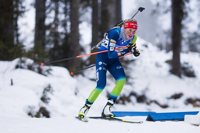 Pokljuka biatlon mešane štafete Anamarija Lampič | Anamarija Lampič je v zadnjem nastopu z 19. mesta napredovala na 12. | Foto Grega Valančič/Sportida