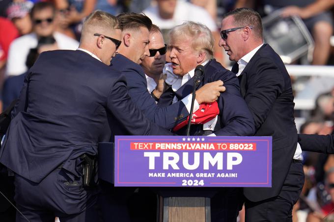 Oglasil se je tudi Trump, ki se je zahvalil tajni službi in drugim policijskim agencijam za hitro ukrepanje.  | Foto: Guliverimage