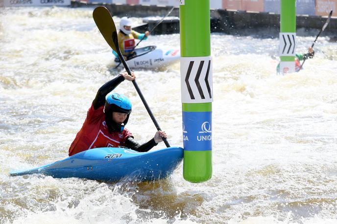 Lea Novak | Lea Novak je osvojila osmo mesto v kajakaškem krosu. | Foto Nina Jelenc