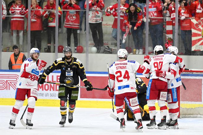 Pustertal : KAC Celovec | Celovec si je brez polfinalnega poraza zagotovil mesto v velikem finalu v IceHL. | Foto Foppa Iwan - HC Pustertal