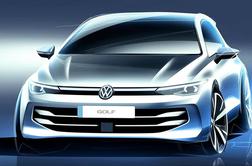 Prenovljeni VW golf: to so nove uradne skice #foto