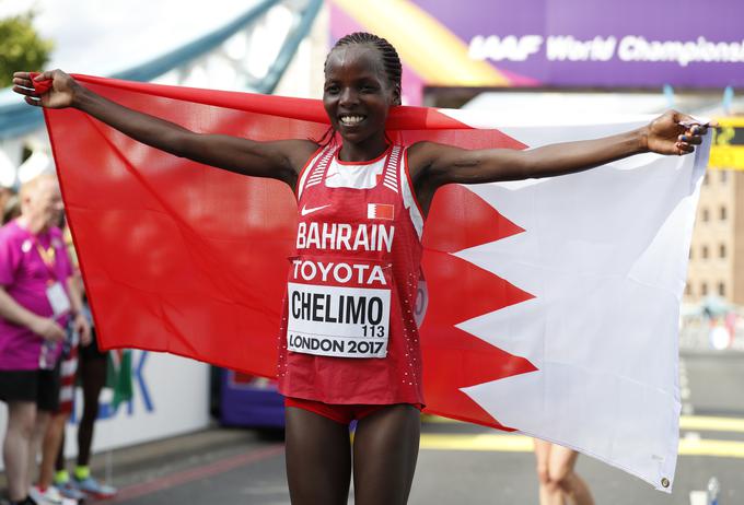 Rose Chelimo je dosegla uspeh kariere. | Foto: Reuters