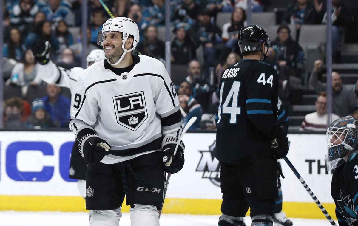 Martin Frk Los Angeles Kings | Čeh Martin Frk je na prvi tekmi, ki jo je odigral v ligi NHL v dresu Los Angelesa, dosegel kar dva zadetka. | Foto Reuters