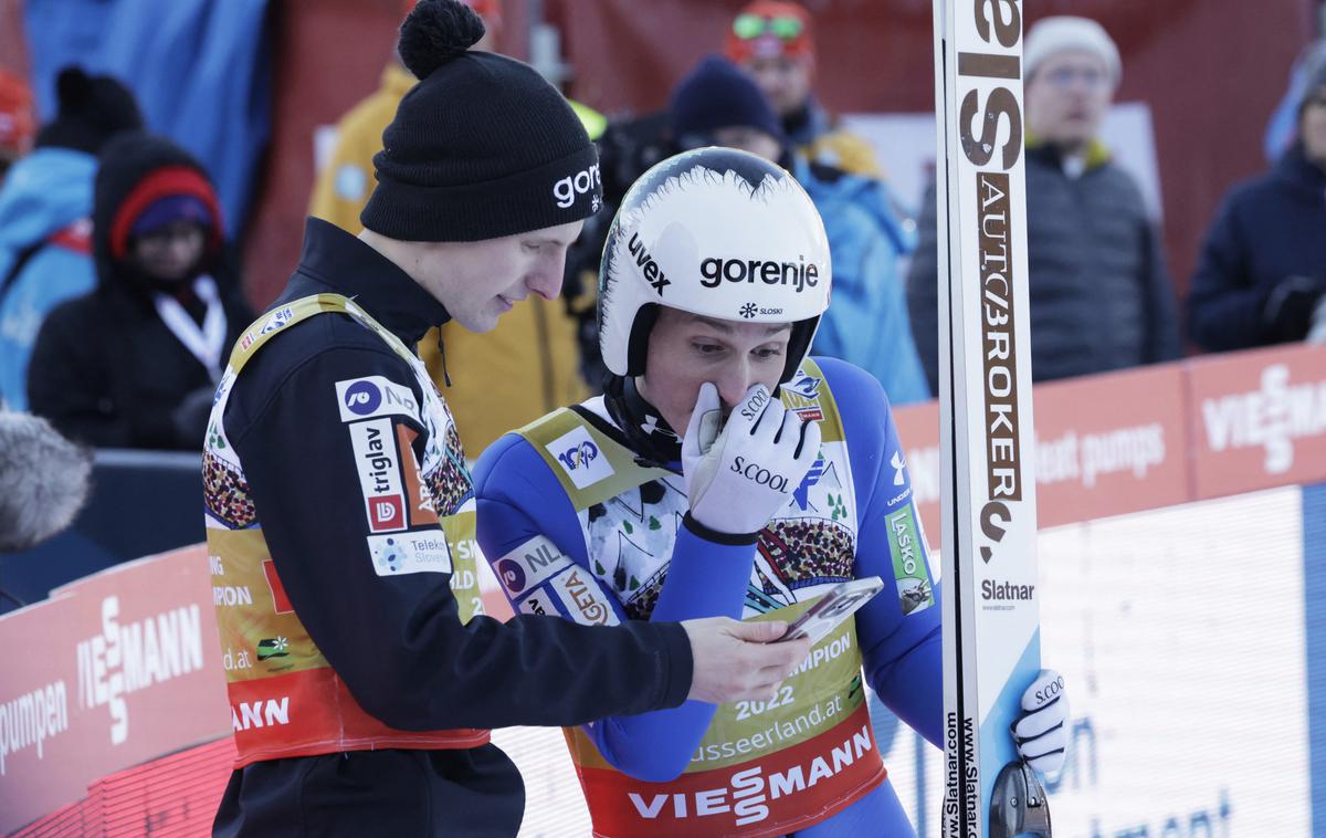 Lovro Kos, Domen Prevc, Kulm | Domen Prevc je na dopoldanski sprinterski tekmi osvojil odlično tretje mesto, na popoldanski je bil na koncu peti. | Foto Reuters