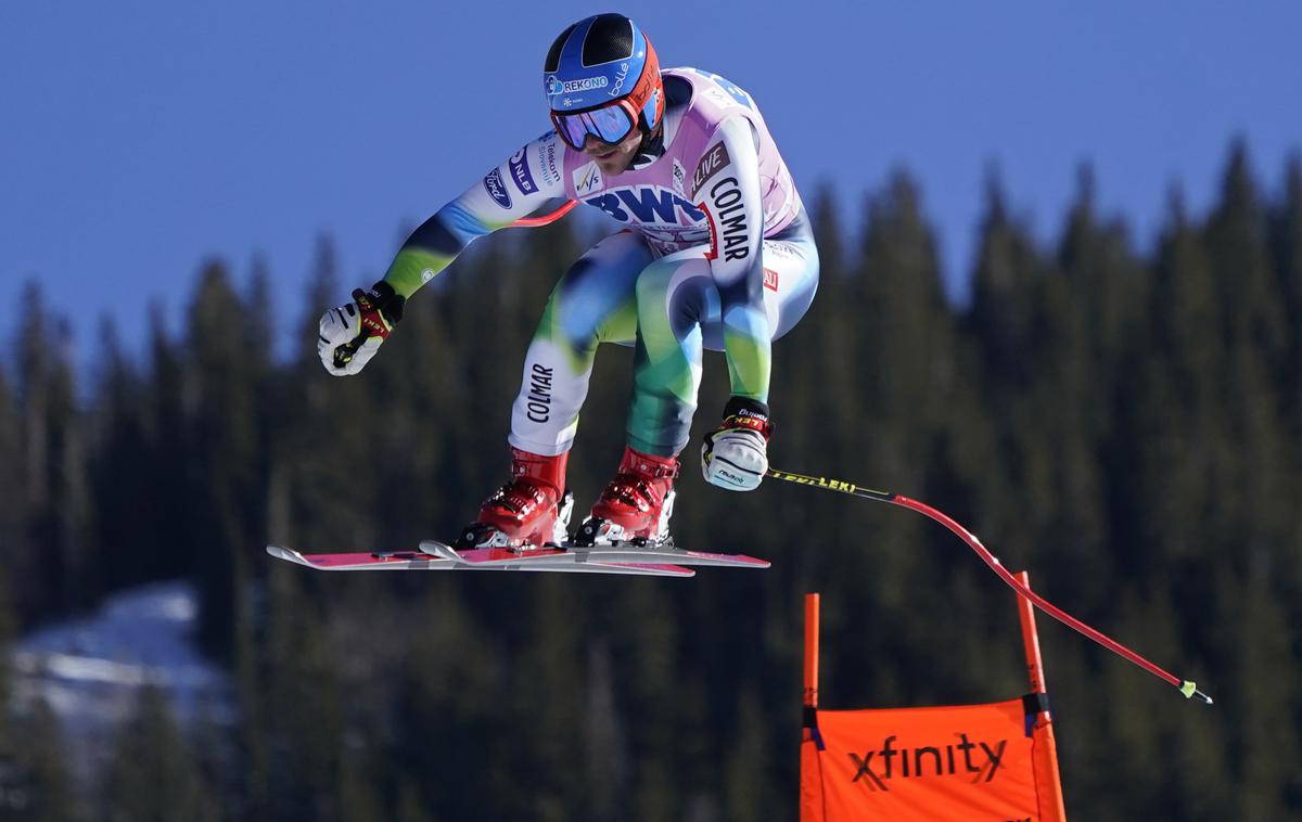 Miha Hrobat | Miha Hrobat je bil najboljši med Slovenci na treningu smuka v Beaver Creeku. | Foto Guliverimage