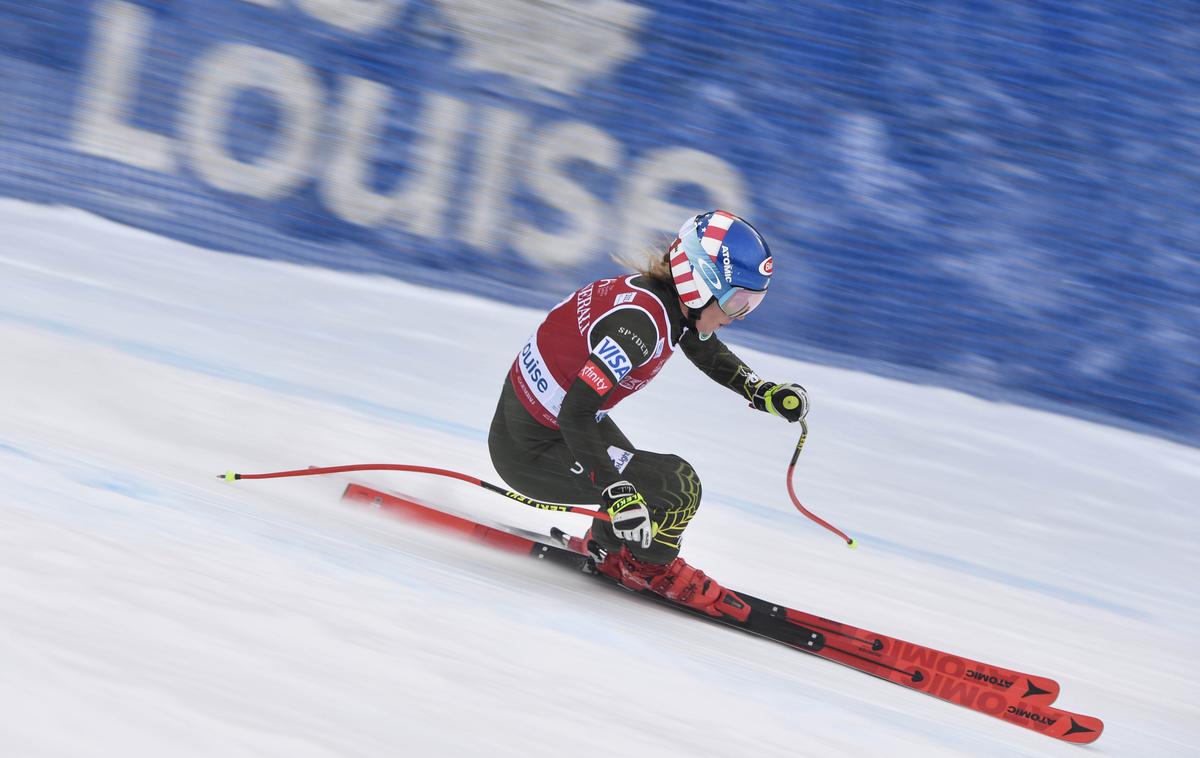 Mikaela Shiffrin | Mikaela Shiffrin kaže zobe tudi v hitrih disciplinah. | Foto Reuters