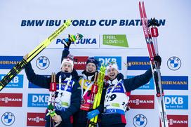 Pokljuka svetovni pokal šprint moški