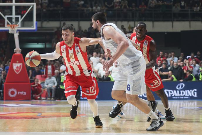 Crvena Zvezda Budućnost | Crvena zvezda je na odločilni tekmi s 97:54 odpravila Budućnost. | Foto Liga ABA