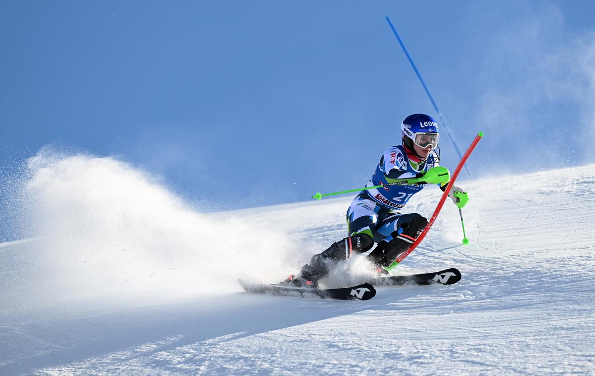 Andreja Slokar Gurgl 2024 | Andreja Slokar je z 12. mestom najbolje uvrščena Slovenka na slalomski tekmi v avstrijskem Gurglu.  | Foto Reuters