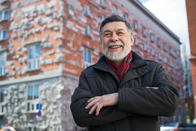 "Če je to narodova volja, če ga (Plečnikov parlament, op. a.) Slovenci hočemo imeti, kdo nam more to voljo vzeti," pravi Peter Krečič. | Foto: Bor Slana