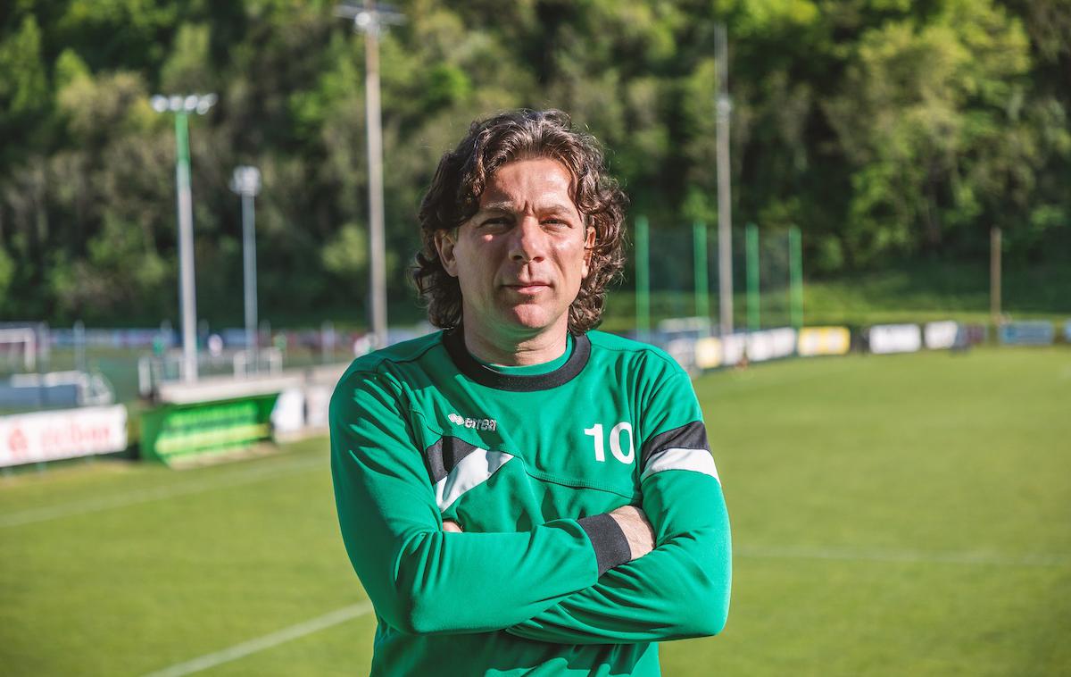 Filippo Zovatto | Filippo Zovatto pri 49 letih še naprej igra nogomet in tudi zabija gole. | Foto Urban Meglič/Sportida