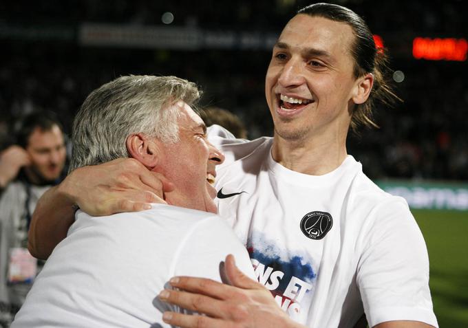 Ibrahimović Ancelotti | Foto: Reuters