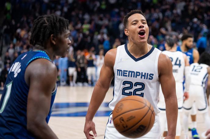 Minnesota Memphis | Memphis je še v tretji četrtini zaostajal za -25, a nato po veličastnem preobratu osvojil Minneapolis in zmagal za +9! Desmond Bane je prispeval 26 točk, od tega kar sedem trojk. | Foto Reuters