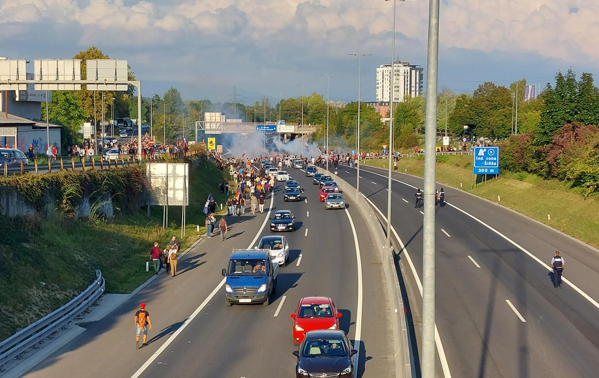 protesti, 29.9.2021 | Foto Bojan Puhek