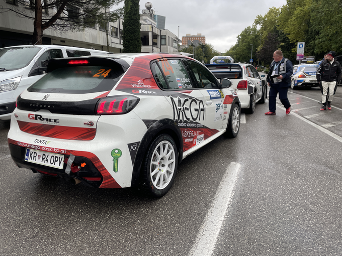 Nik Prunk (peugeot 208 rally4) je najboljši v mladinski kategoriji.  | Foto: Gregor Pavšič