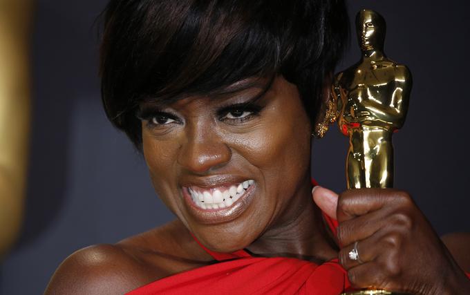 Viola Davis je bila nominirana tretjič, prvič je oskarja tudi dobila. | Foto: Reuters