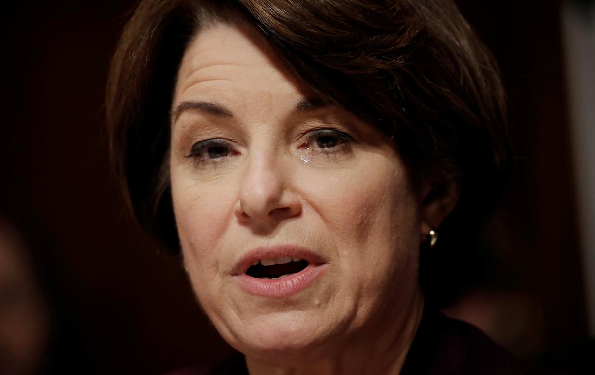 Amy Klobuchar | Za demokratsko predsedniško kandidatko kandidira tudi ameriška senatorka slovenskega rodu Amy Klobuchar. | Foto Reuters