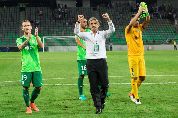 Zeleno-belim lahko prinese napredovanje le zmaga na Slovaškem, ki pa mora biti izražena z vsaj dvema zadetkoma prednosti. Povratno srečanje bo prihodnjo sredo v Žilini. | Foto: 