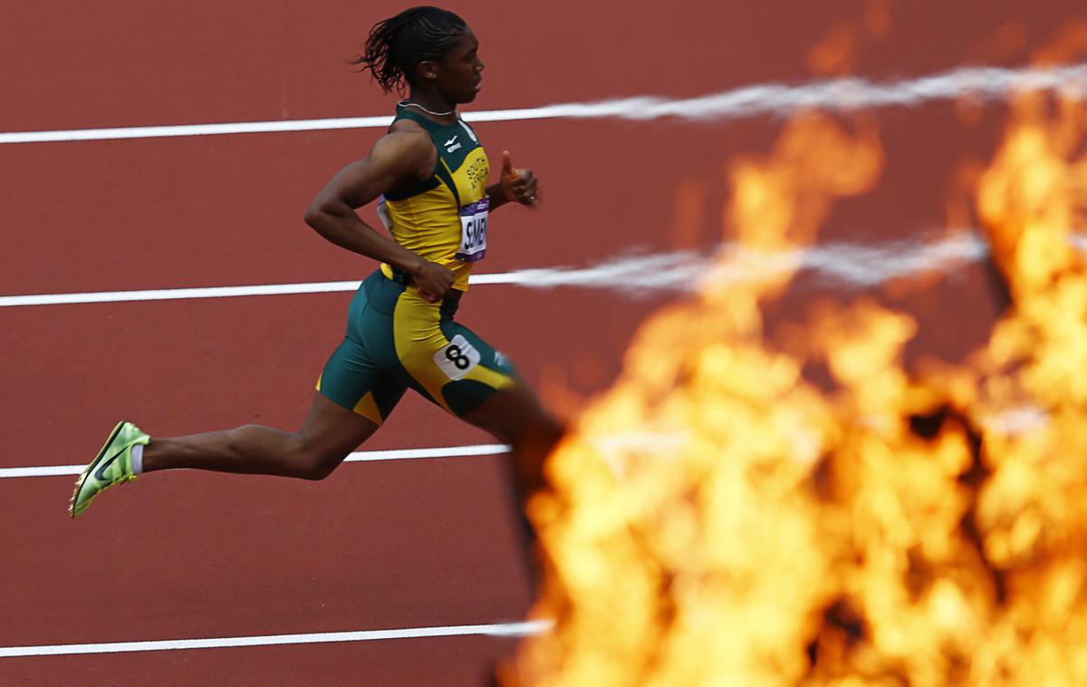 Caster Semenya | Primer Caster Semenyje buri duhove že vse od SP 2009 v Berlinu, ko je z zlatom kot novinka prvič stopila na globalno sceno. | Foto Reuters