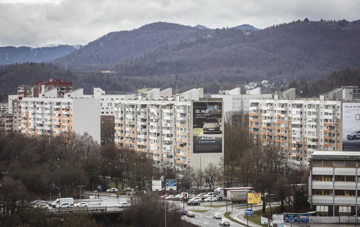 Soseska Kvartet. Stanovanje nepremičnine nepremičnina novogradnja blok | Letna rast cen je bila s 6,8 odstotka najnižja po letu 2021, ko so cene najbolj porasle v zadnjih nekaj letih (za 15,8 odstotka). | Foto Bojan Puhek