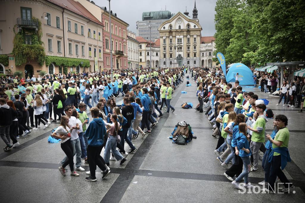 Parada ljubljanskih maturantov