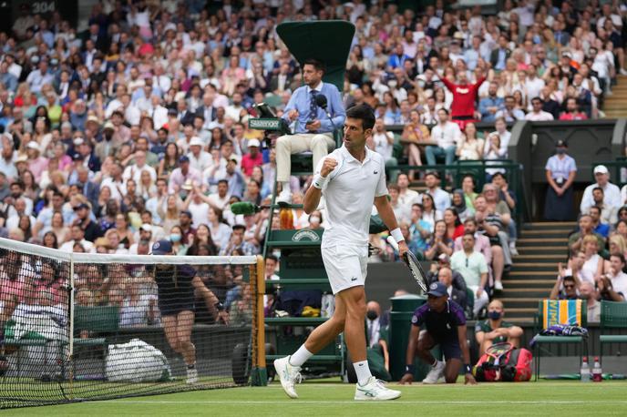 Novak Đoković | Novak Đoković se je prebil v sedmi finale na grand slamu v Wimbledonu. | Foto Guliverimage