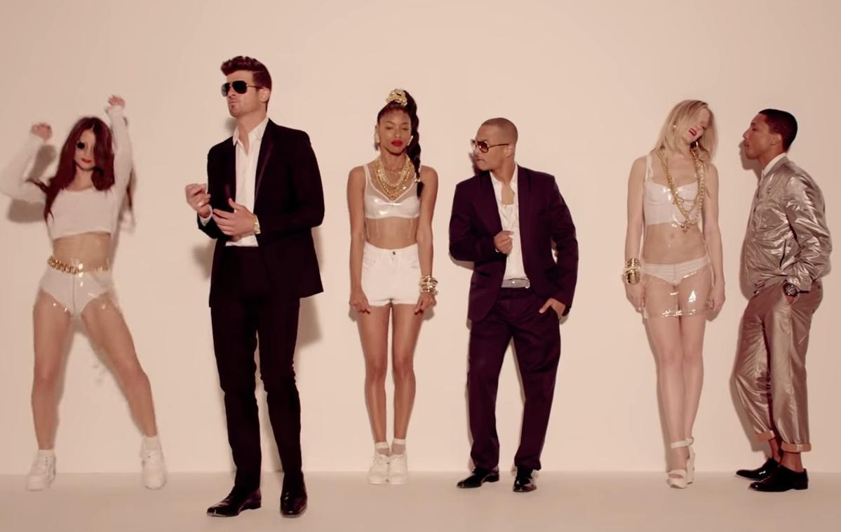 Blurred Lines | Pesem Blurred Lines je bila hit leta 2013. | Foto YouTube