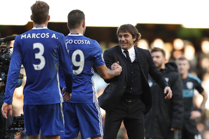 Diego Costa Antonio Conte | Foto Reuters