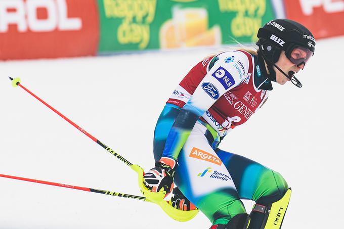 Ana Bucik je v drugo napadla. | Foto: Grega Valančič/Sportida