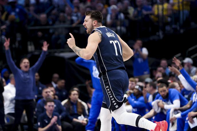 Dallas Mavericks Luka Dončić | Luka Dončić je blestel v prvi četrtini, ko je zadel tudi tri zaporedne trojke. | Foto Reuters