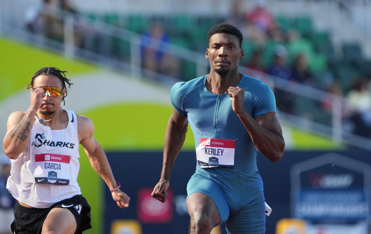 Fred Kerley | Fred Kerley je postavil najhitrejši letošnji čas na 100 metrov.  | Foto Reuters