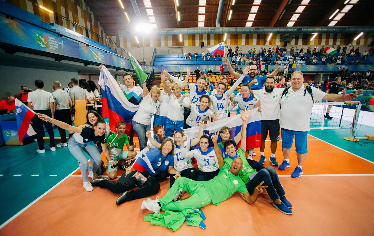 odbojkarice sede | Slovenske odbojkarice sede so si na EP že zagotovile medaljo. | Foto Odbojkarska zveza Slovenije