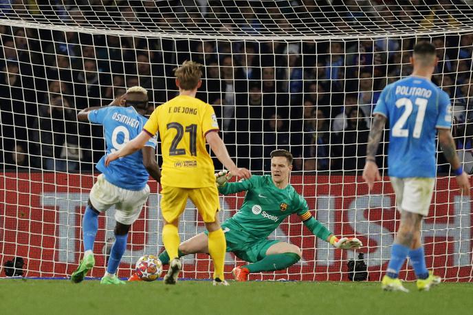 Napoli : Barcelona | Napoli in Barcelona sta se razšla z remijem 1:1. | Foto Reuters