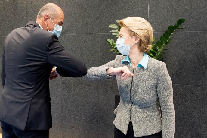 Janez  Janša, Ursula von der Leyen | Foto Twitter