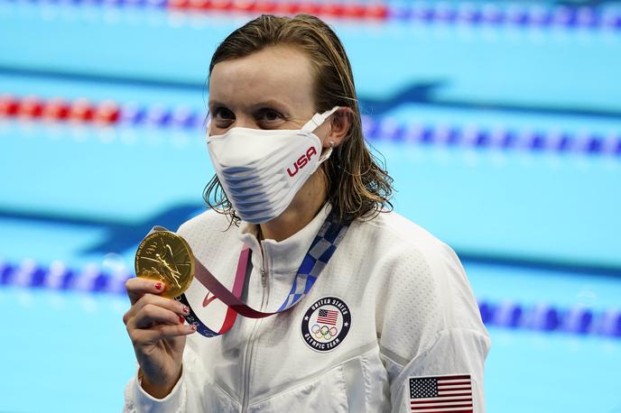 Katie Ledecky | Katie Ledecky  je še tretjič zapovrstjo ugnala vse tekmice na tej razdalji na olimpijskih igrah. | Foto Reuters