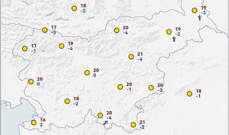 Vreme bo pomladno s temperaturami nad 20 stopinj Celzija