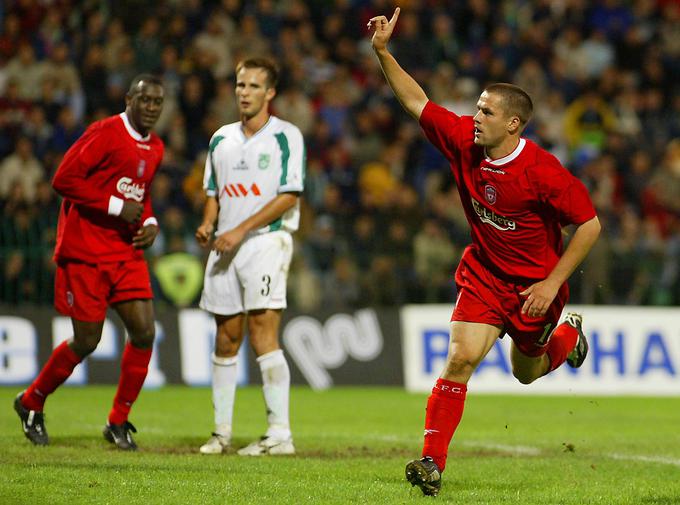 Michael Owen je v Ljubljani preprečil senzacionalno zmago Olimpije. | Foto: Reuters