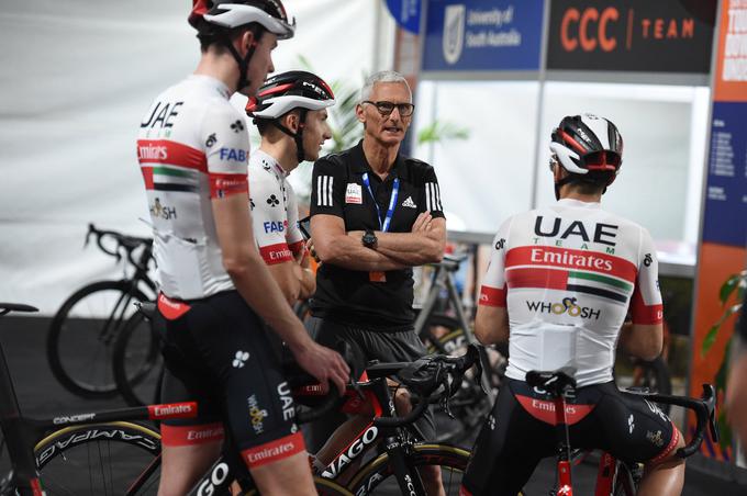 "Res smo imeli takrat težave, De la Cruz je imel zlomljeno trtico, Formolo ključnico, Aru je odšel domov in Marcato je imel vnetje mehurja. Kot moštvo smo bili na tleh." | Foto: Guliverimage/Vladimir Fedorenko