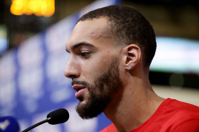 Rudy Gobert je bil prvi košarkar v ligi NBA, ki je bil pozitiven. | Foto: Gulliver/Getty Images