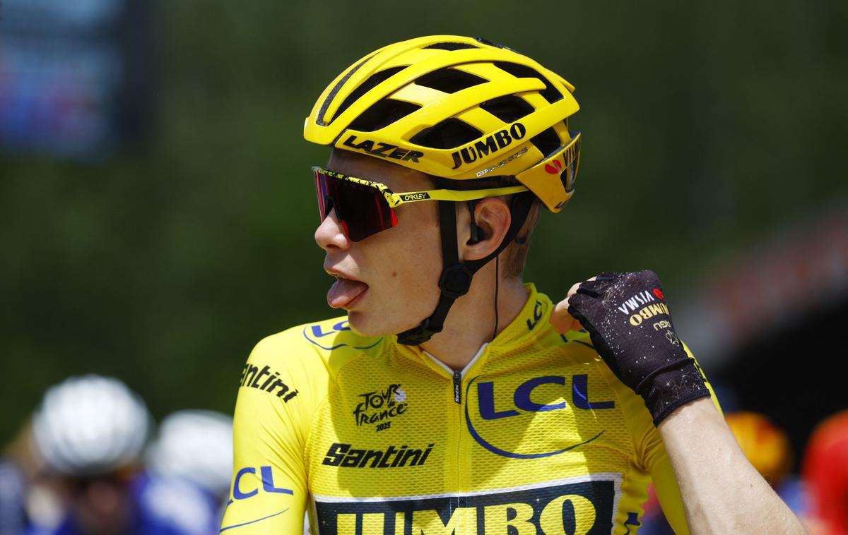 Jonas Vingegaard | Jonas Vingegaard se zaveda nevarnosti 12. etape. | Foto Reuters