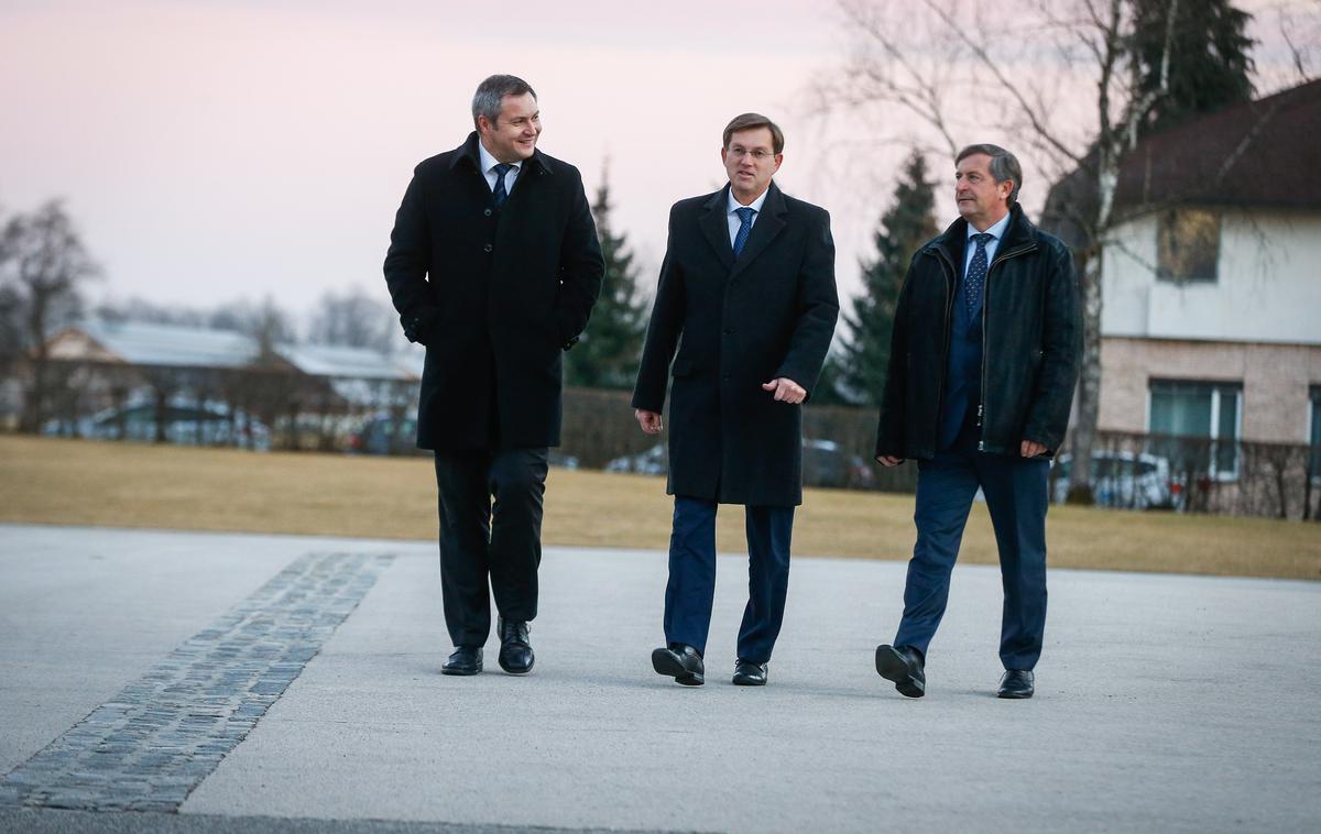 Miro Cerar, Dejan Židan, Karl Erjavec | Foto STA