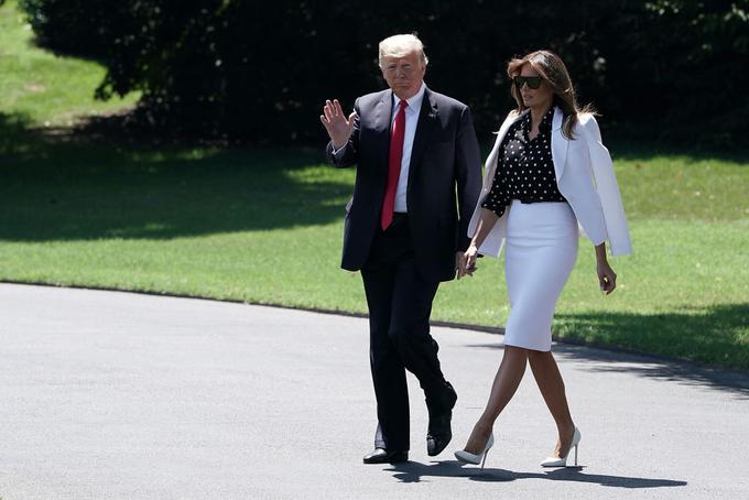 Melania je bila po mnenju številnih modnih poznavalcev najelegantnejša ameriška prva dama, ki jo je Wintourjeva neupravičeno ignorirala. | Foto: Getty Images