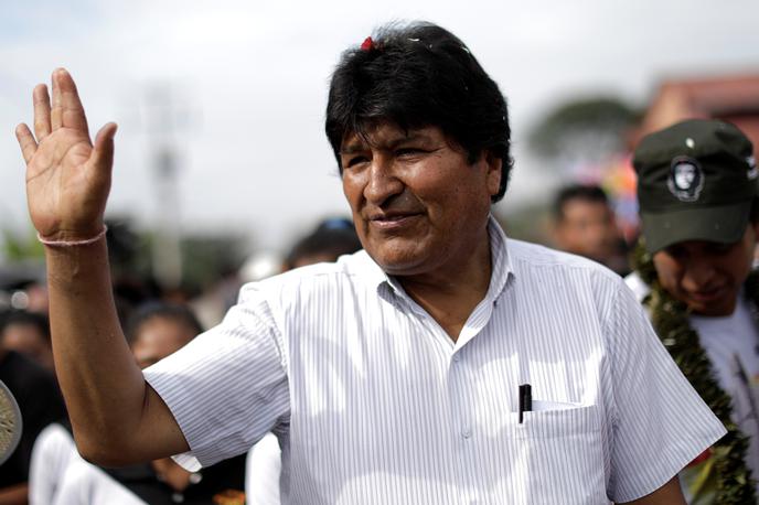 Evo Morales | Če bo Evo Morales moral v drugi krog, bi bilo prvič, da volitev ne bi dobil že v prvem krogu. | Foto Reuters